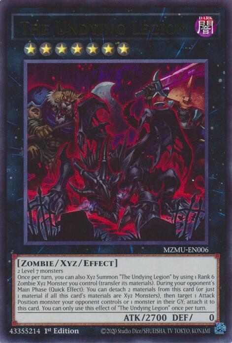 The Undying Legion [MZMU-EN006] Ultra Rare | Exor Games Dartmouth