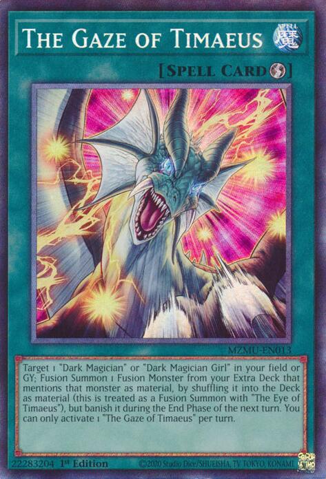 The Gaze of Timaeus (Collector's Rare) [MZMU-EN013] Collector's Rare | Exor Games Dartmouth