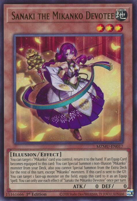 Sanaki the Mikanko Devotee [MZMU-EN017] Ultra Rare | Exor Games Dartmouth