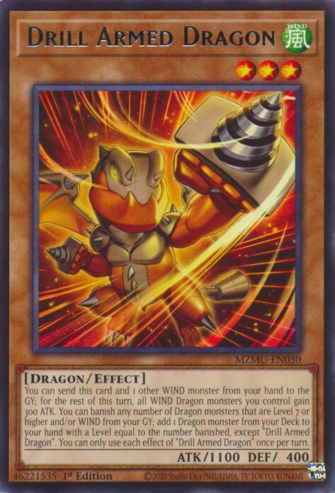 Drill Armed Dragon [MZMU-EN030] Rare | Exor Games Dartmouth