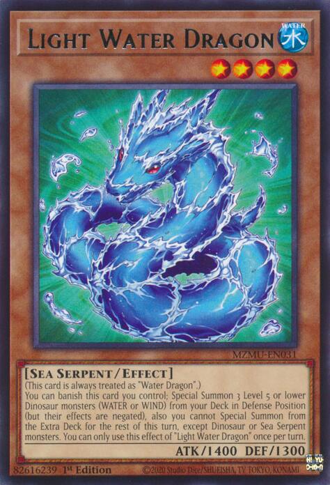 Light Water Dragon [MZMU-EN031] Rare | Exor Games Dartmouth