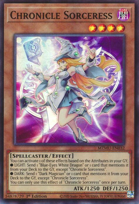 Chronicle Sorceress [MZMU-EN032] Super Rare | Exor Games Dartmouth