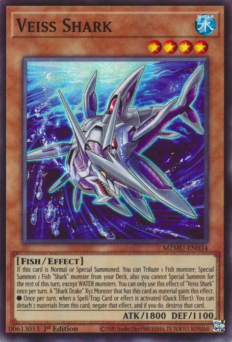 Veiss Shark [MZMU-EN034] Super Rare | Exor Games Dartmouth