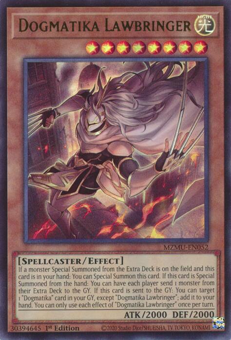 Dogmatika Lawbringer [MZMU-EN052] Ultra Rare | Exor Games Dartmouth