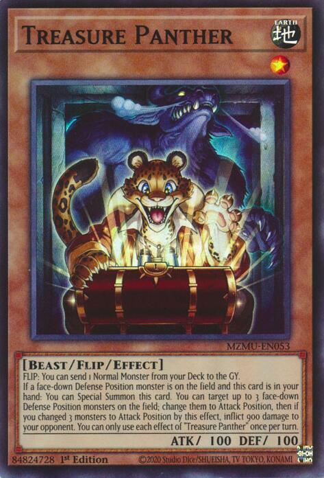 Treasure Panther [MZMU-EN053] Super Rare | Exor Games Dartmouth