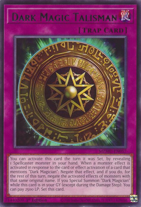 Dark Magic Talisman [MZMU-EN057] Rare | Exor Games Dartmouth