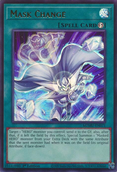 Mask Change [MZMU-EN071] Ultra Rare | Exor Games Dartmouth
