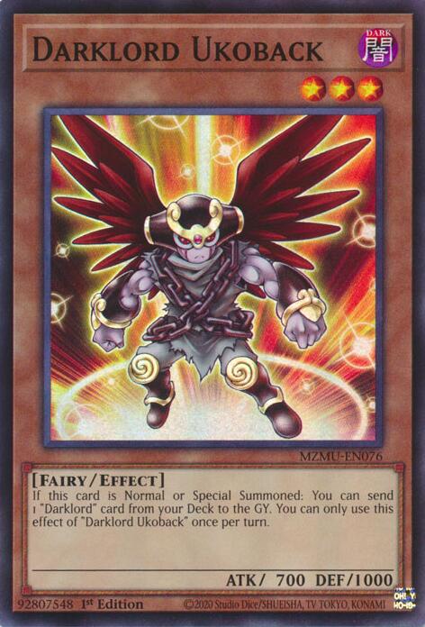 Darklord Ukoback [MZMU-EN076] Super Rare | Exor Games Dartmouth