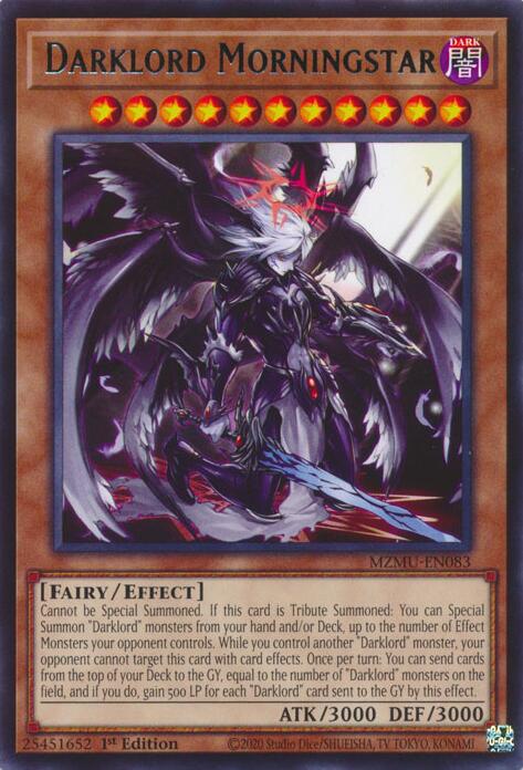 Darklord Morningstar [MZMU-EN083] Rare | Exor Games Dartmouth