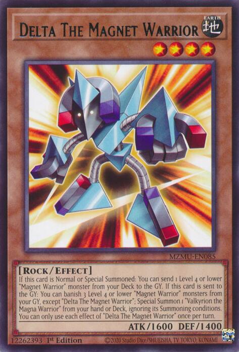 Delta The Magnet Warrior [MZMU-EN085] Rare | Exor Games Dartmouth