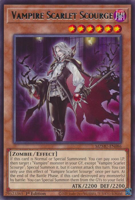 Vampire Scarlet Scourge [MZMU-EN086] Rare | Exor Games Dartmouth