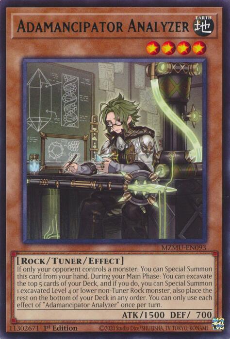 Adamancipator Analyzer [MZMU-EN093] Rare | Exor Games Dartmouth