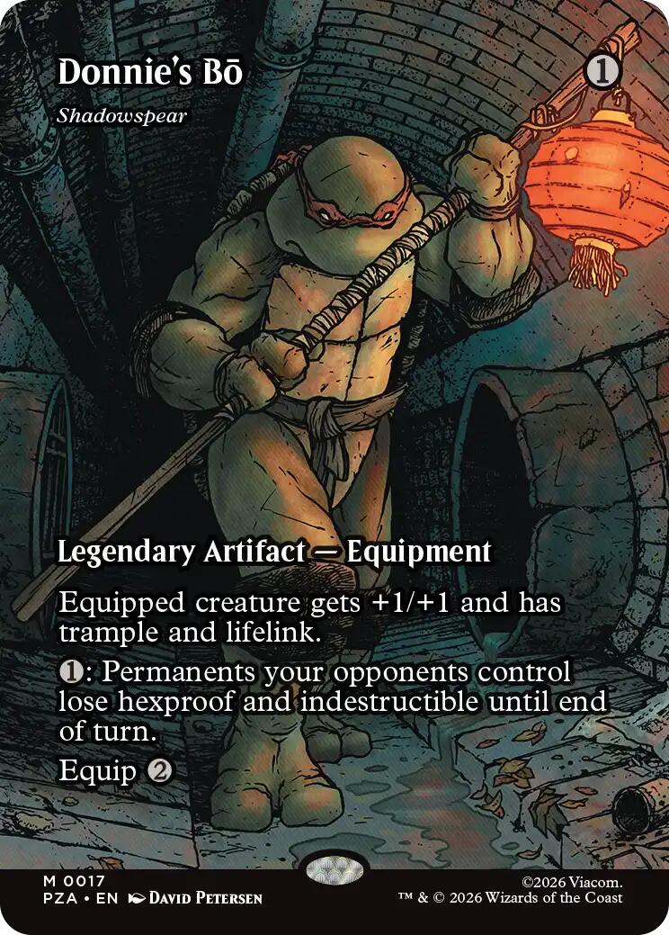 Donnie's Bo - Shadowspear (Borderless) [Teenage Mutant Ninja Turtles Eternal-Legal] | Exor Games Dartmouth