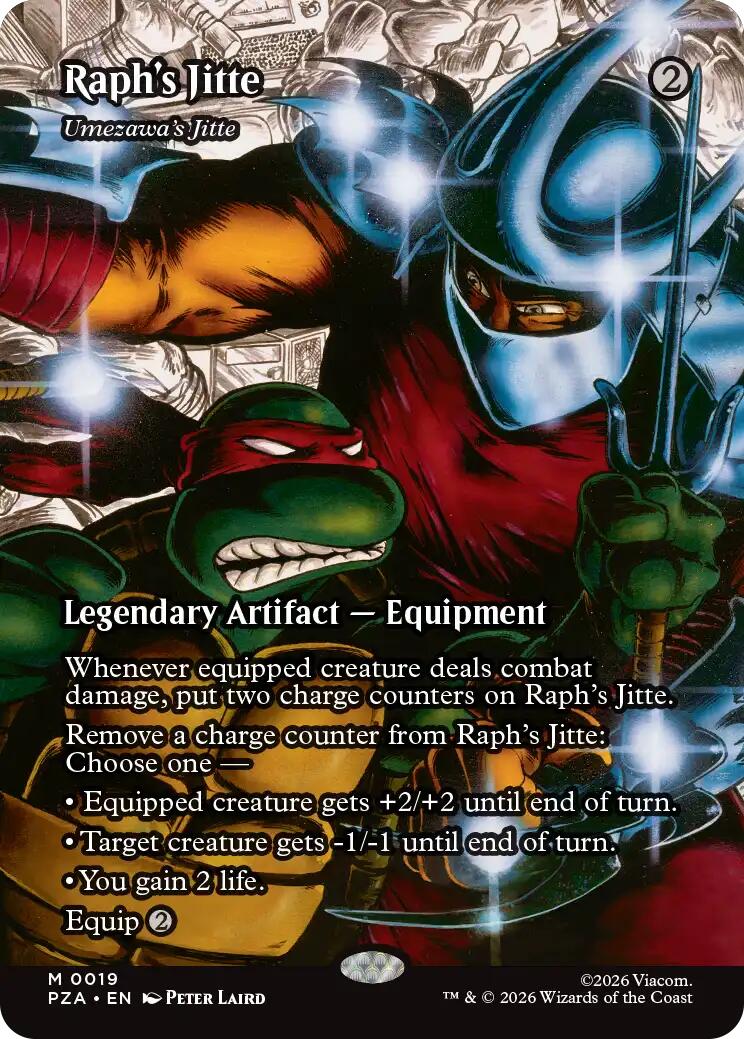 Raph's Jitte - Umezawa's Jitte (Borderless) [Teenage Mutant Ninja Turtles Eternal-Legal] | Exor Games Dartmouth