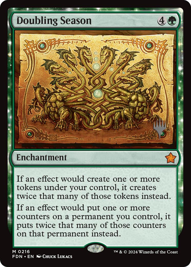 Doubling Season [Foundations Promos] | Exor Games Dartmouth