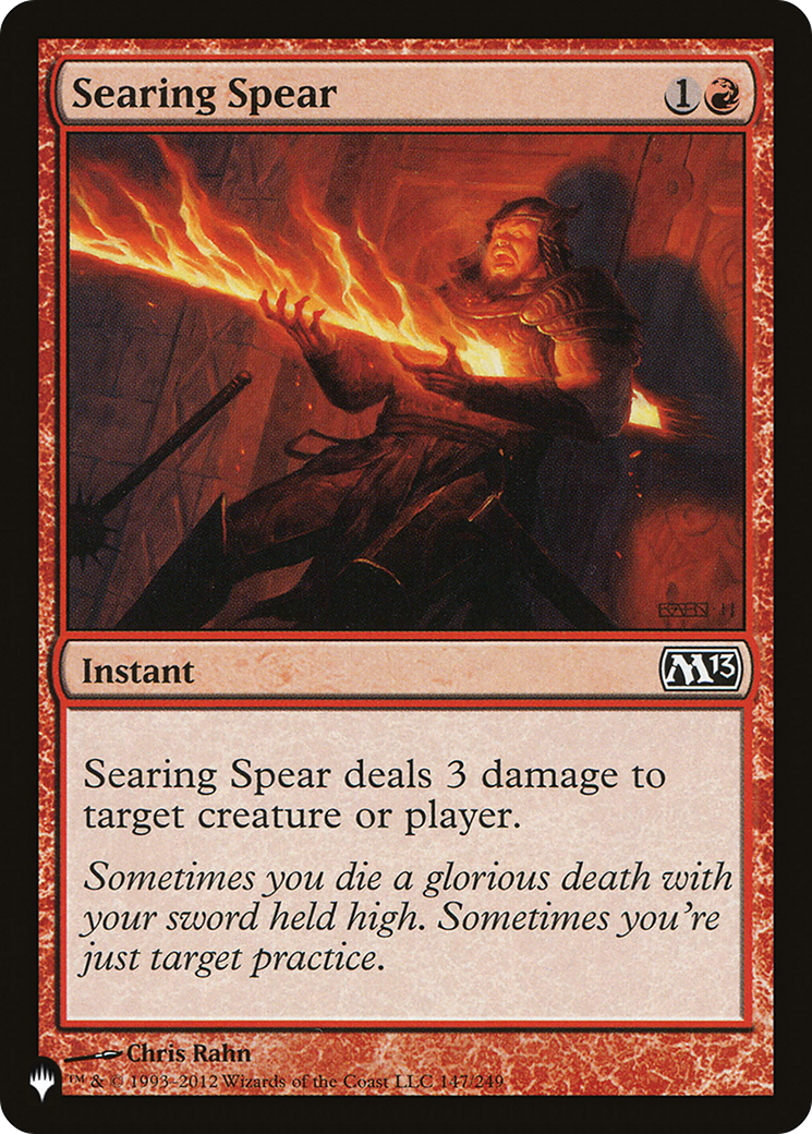 Searing Spear [The List Reprints] | Exor Games Dartmouth