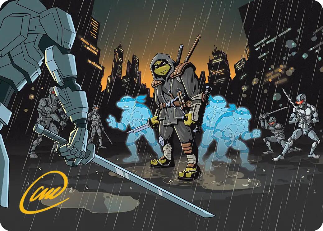 The Last Ronin's Technique Art Card (Gold-Stamped Signature) [Teenage Mutant Ninja Turtles Art Series] | Exor Games Dartmouth