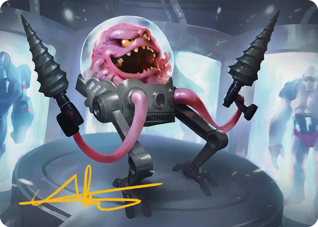 Krang, Master Mind Art Card (4/54) (Gold-Stamped Signature) [Teenage Mutant Ninja Turtles Art Series] | Exor Games Dartmouth
