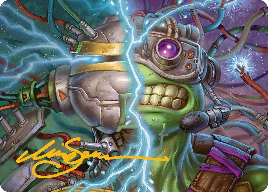 Mind Transfer Protocol Art Card (Gold-Stamped Signature) [Teenage Mutant Ninja Turtles Art Series] | Exor Games Dartmouth