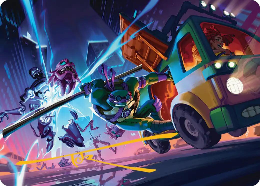 Donatello, Rad Scientist Art Card (Gold-Stamped Signature) [Teenage Mutant Ninja Turtles Art Series] | Exor Games Dartmouth