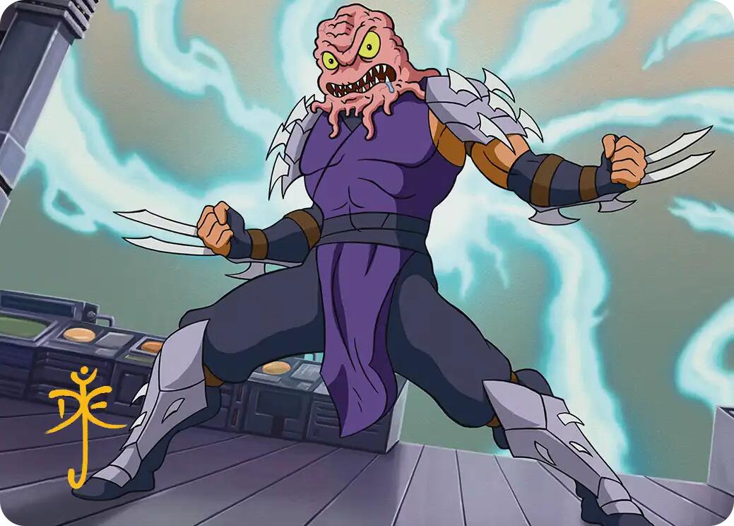 Krang & Shredder Art Card (Gold-Stamped Signature) [Teenage Mutant Ninja Turtles Art Series] | Exor Games Dartmouth