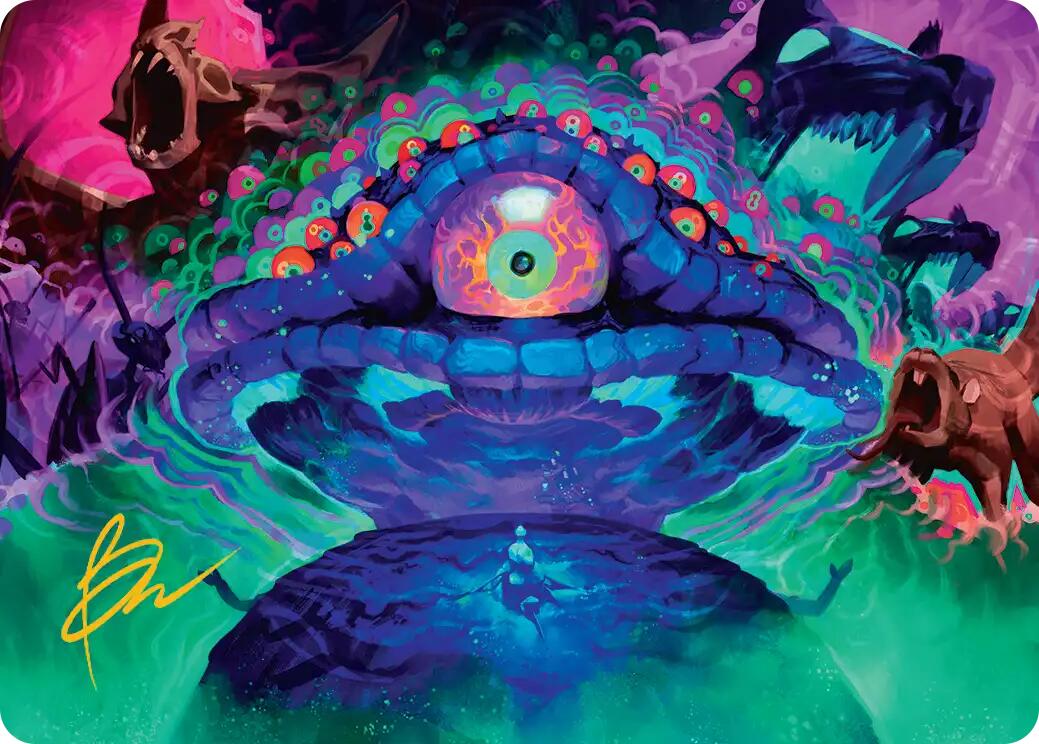 Humongous Fungus Art Card (Gold-Stamped Signature) [Teenage Mutant Ninja Turtles Art Series] | Exor Games Dartmouth