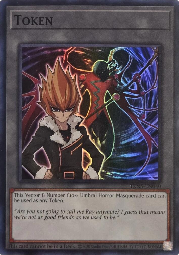 Token: Vector & Number C104: Umbral Horror Masquerade [TKN5-EN040] Super Rare | Exor Games Dartmouth