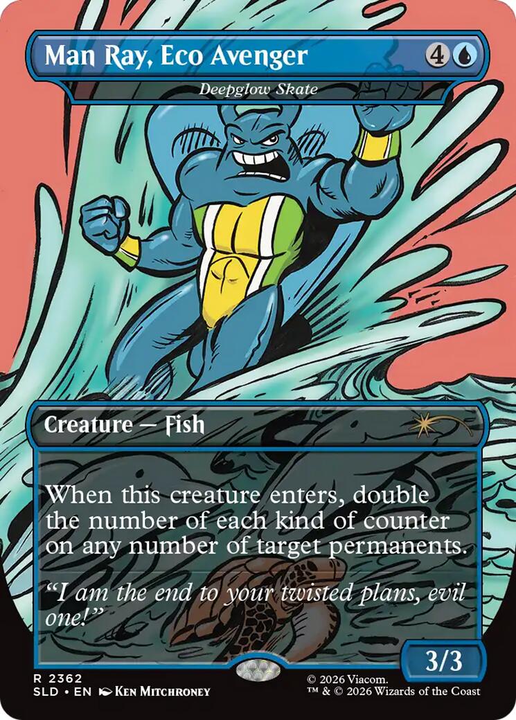 Man Ray, Eco Avenger - Deepglow Skate [Secret Lair Drop Series] | Exor Games Dartmouth