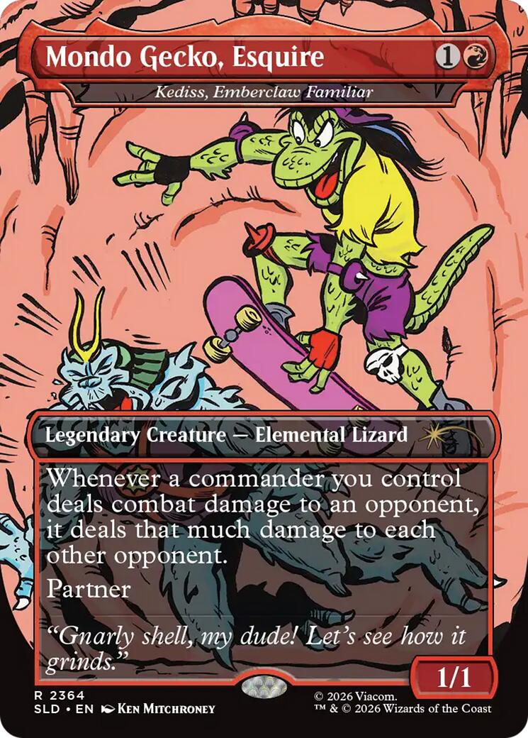 Mondo Gecko, Esquire - Kediss, Emberclaw Familiar [Secret Lair Drop Series] | Exor Games Dartmouth