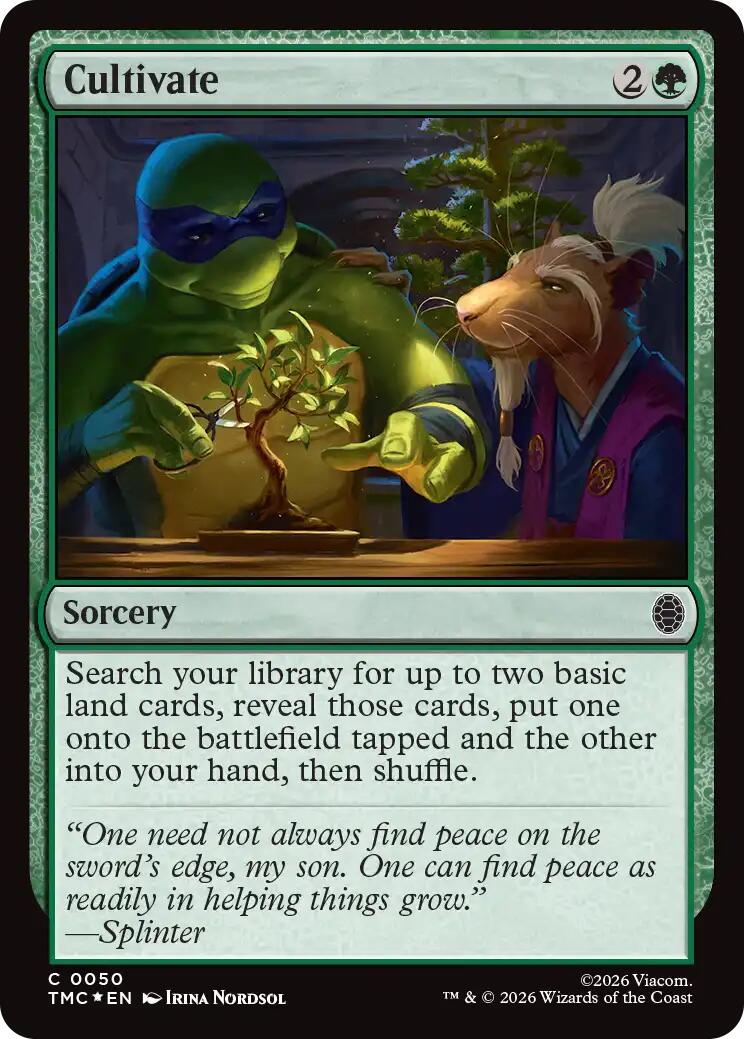 Cultivate (Surge Foil) [Teenage Mutant Ninja Turtles Commander] | Exor Games Dartmouth