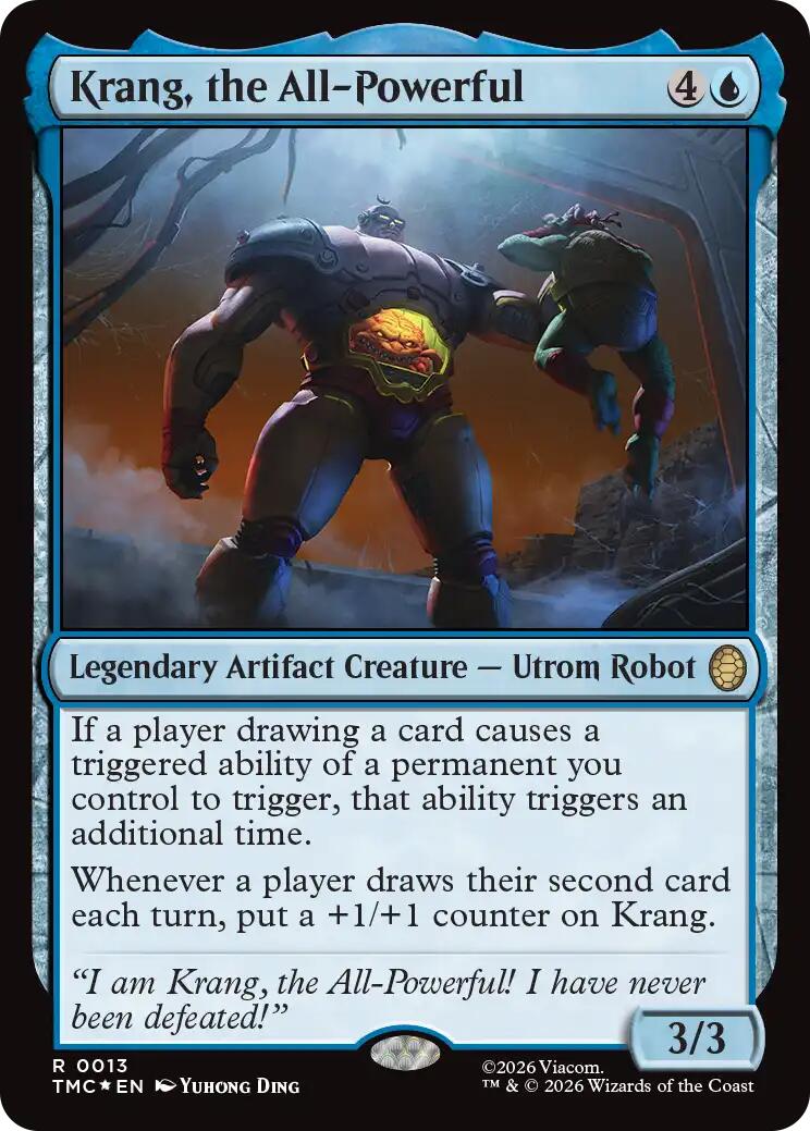 Krang, the All-Powerful (Surge Foil) [Teenage Mutant Ninja Turtles Commander] | Exor Games Dartmouth