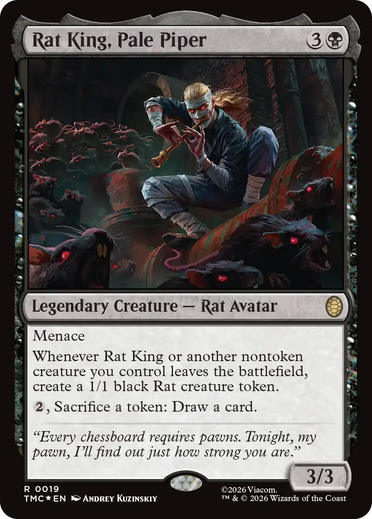 Rat King, Pale Piper (Surge Foil) [Teenage Mutant Ninja Turtles Commander] | Exor Games Dartmouth