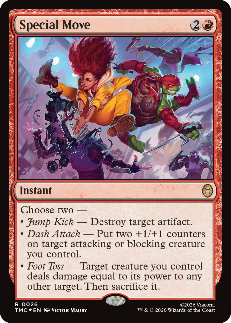 Special Move (Surge Foil) [Teenage Mutant Ninja Turtles Commander] | Exor Games Dartmouth