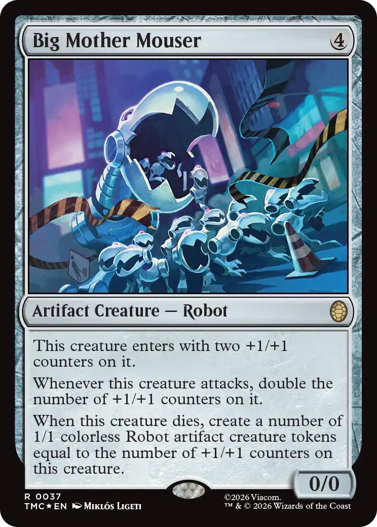 Big Mother Mouser (Surge Foil) [Teenage Mutant Ninja Turtles Commander] | Exor Games Dartmouth