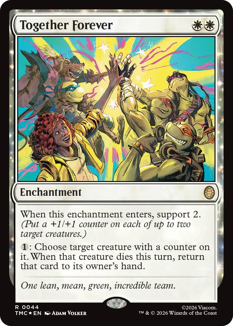 Together Forever (Surge Foil) [Teenage Mutant Ninja Turtles Commander] | Exor Games Dartmouth
