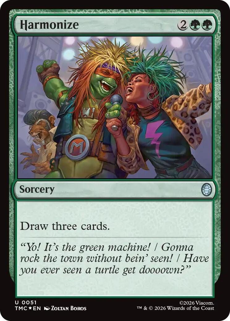 Harmonize (Surge Foil) [Teenage Mutant Ninja Turtles Commander] | Exor Games Dartmouth