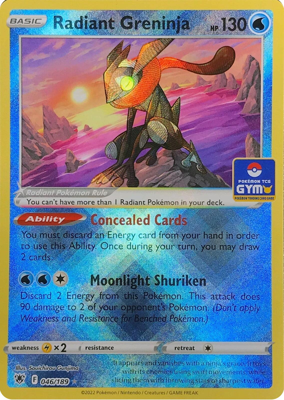 Radiant Greninja (046/189) [League & Championship Cards] | Exor Games Dartmouth