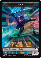 Ninja // Food Double-Sided Token [Teenage Mutant Ninja Turtles Tokens] | Exor Games Dartmouth