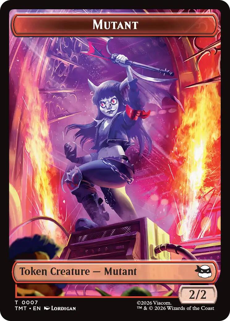 Mutant // Mutagen Double-Sided Token [Teenage Mutant Ninja Turtles Tokens] | Exor Games Dartmouth