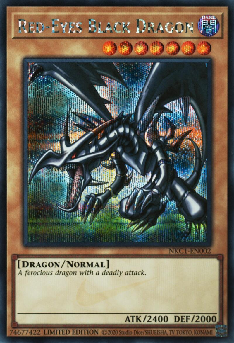 Red-Eyes Black Dragon (Nike Collaboration) [NKC1-EN002] Prismatic Secret Rare | Exor Games Dartmouth