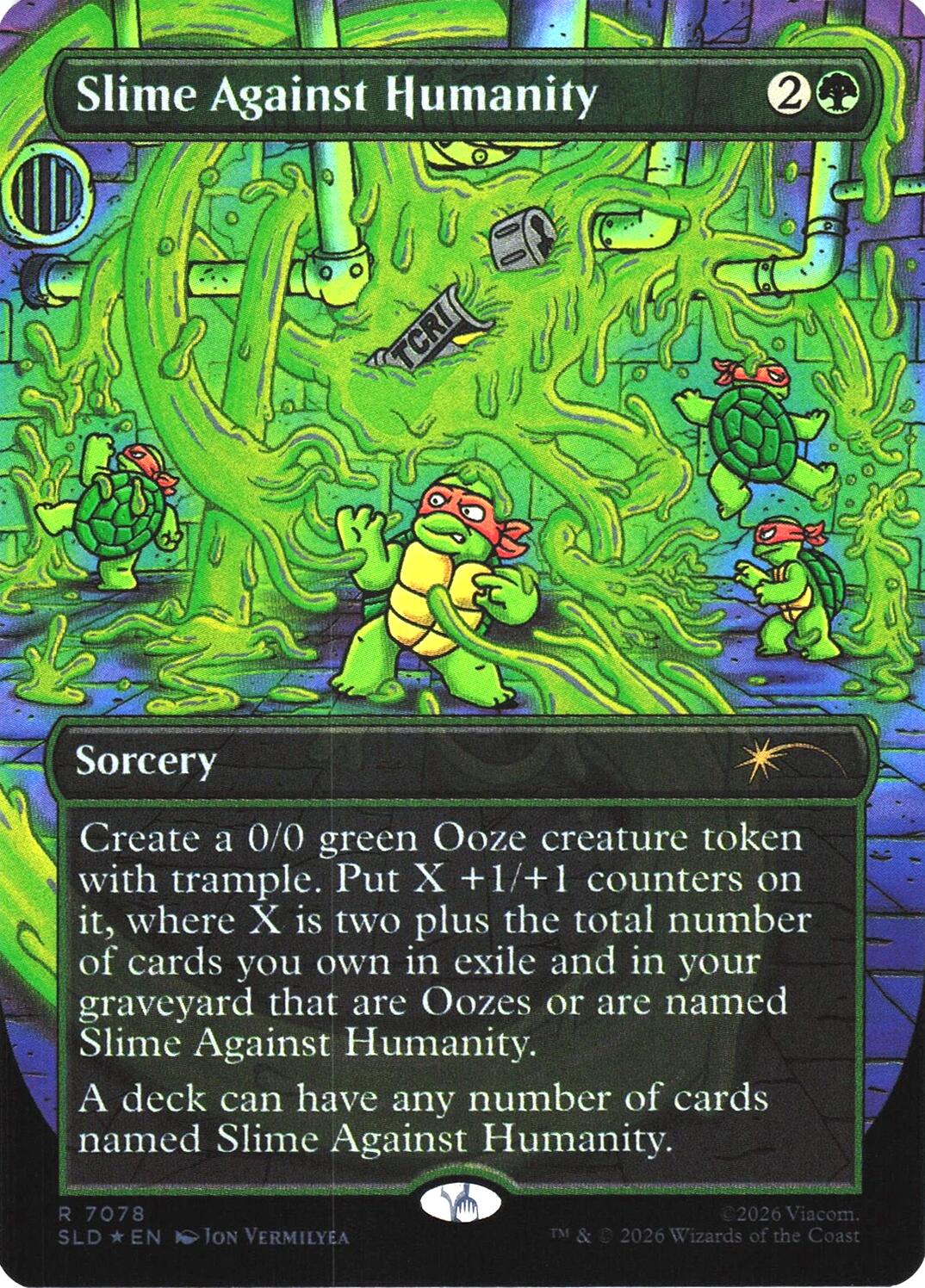 Slime Against Humanity (7078) [Secret Lair Drop Series] | Exor Games Dartmouth