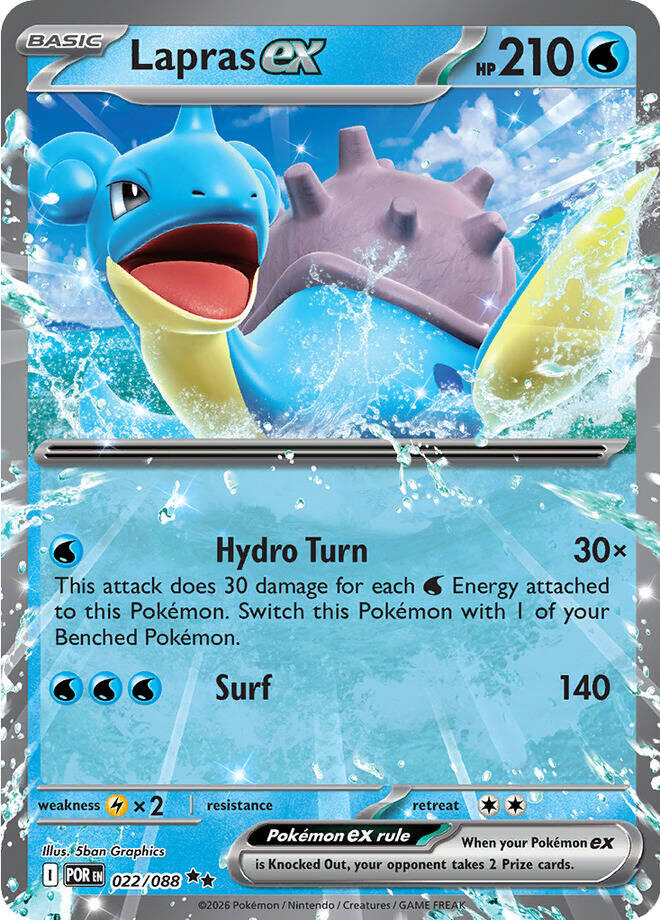 Lapras ex (022/088) [Mega Evolution: Perfect Order] | Exor Games Dartmouth