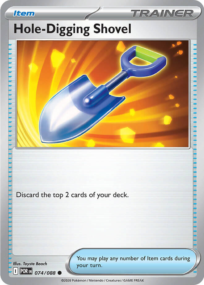 Hole-Digging Shovel (074/088) [Mega Evolution: Perfect Order] | Exor Games Dartmouth