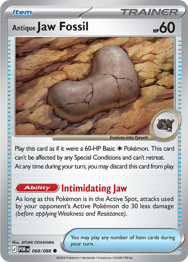 Antique Jaw Fossil (068/088) [Mega Evolution: Perfect Order] | Exor Games Dartmouth