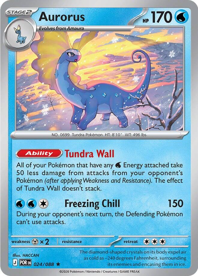 Aurorus (024/088) [Mega Evolution: Perfect Order] | Exor Games Dartmouth