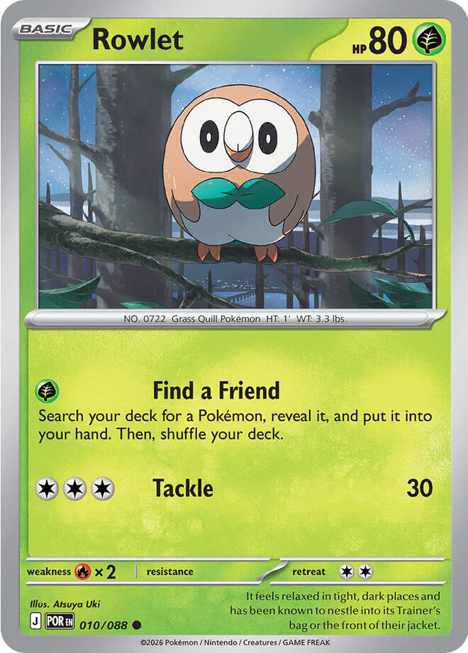 Rowlet (010/088) [Mega Evolution: Perfect Order] | Exor Games Dartmouth