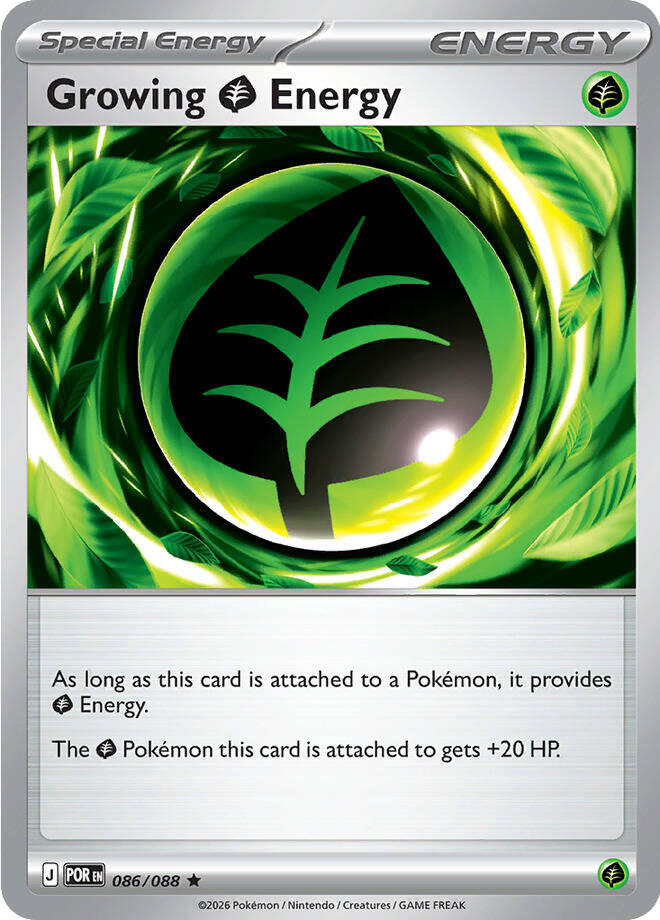 Growing Grass Energy (086/088) (Deck Exclusive) [Mega Evolution: Perfect Order] | Exor Games Dartmouth