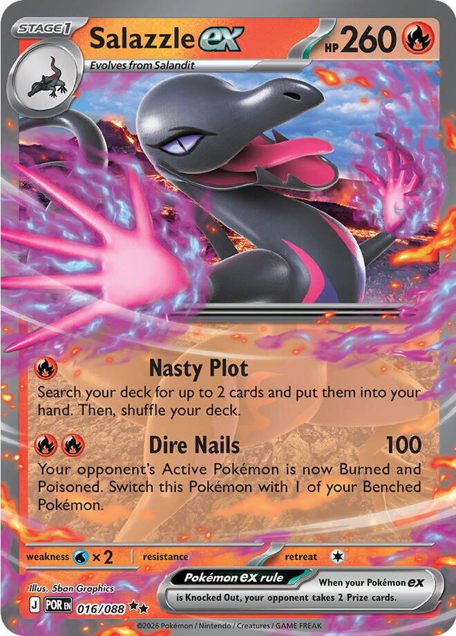 Salazzle ex (016/088) [Mega Evolution: Perfect Order] | Exor Games Dartmouth