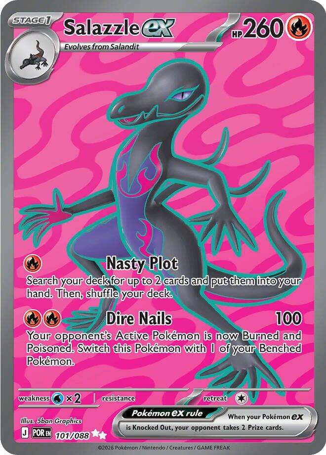 Salazzle ex (101/088) [Mega Evolution: Perfect Order] | Exor Games Dartmouth