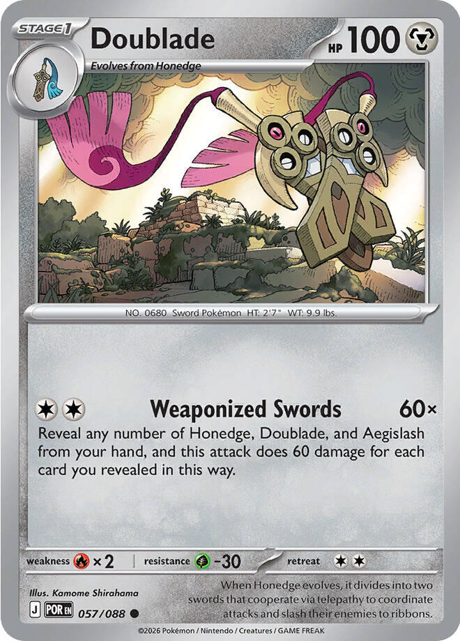 Doublade (057/088) [Mega Evolution: Perfect Order] | Exor Games Dartmouth